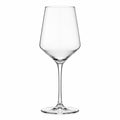 Verre à vin 450 ml H 23 cm en verre transparent à pied élégant